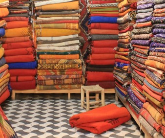 Rug store in Tinghir